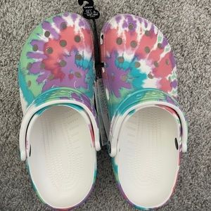 Tie Dye Crocs